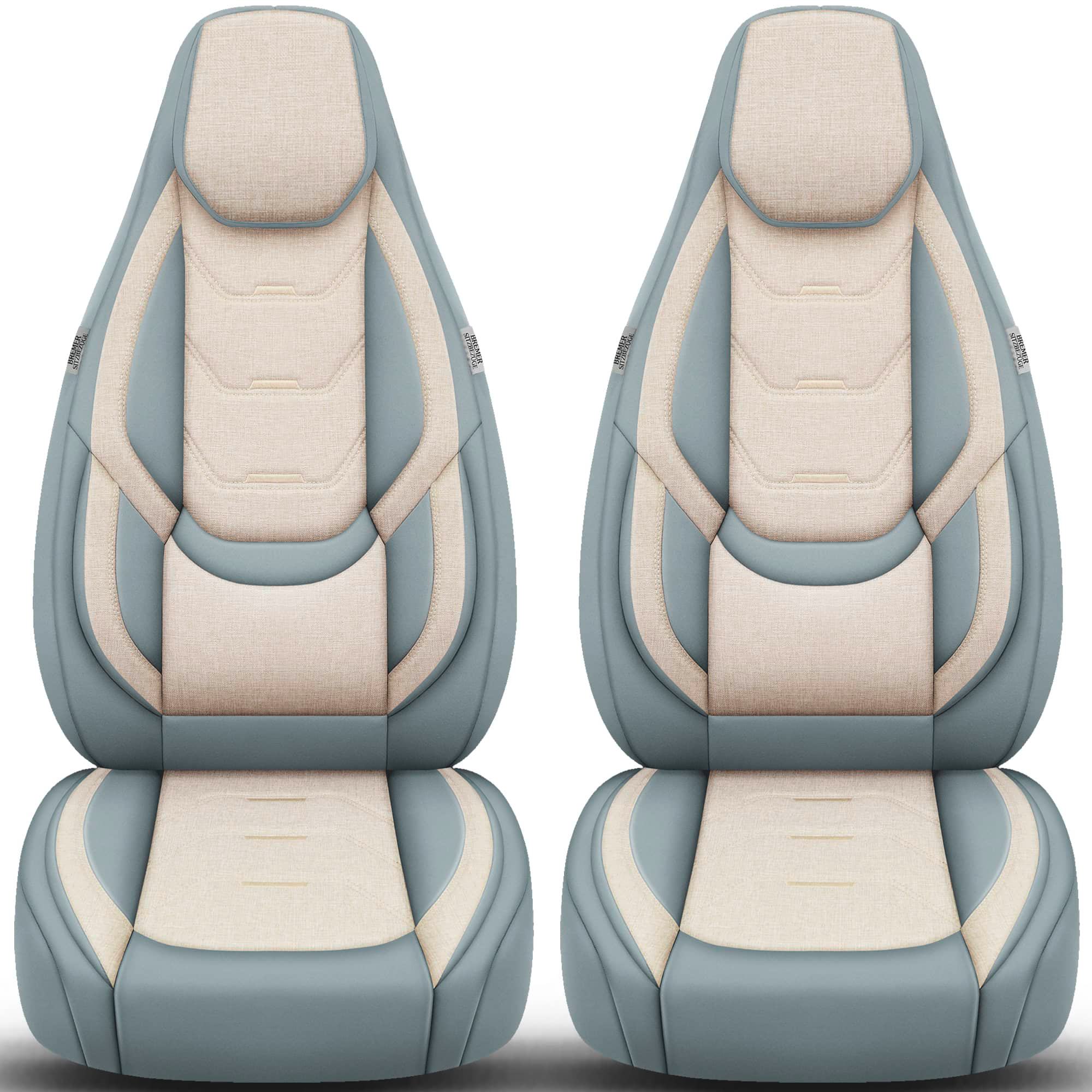 Setetrekk H-Serie for bobil 2 stk Ducato/Jumper/Boxer beige/grå front
