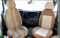 Setetrekk Mercury 2 stk beige universal passform foran
