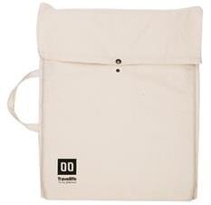 Sevilla oppbevaringsveske canvas beige str. M forfra