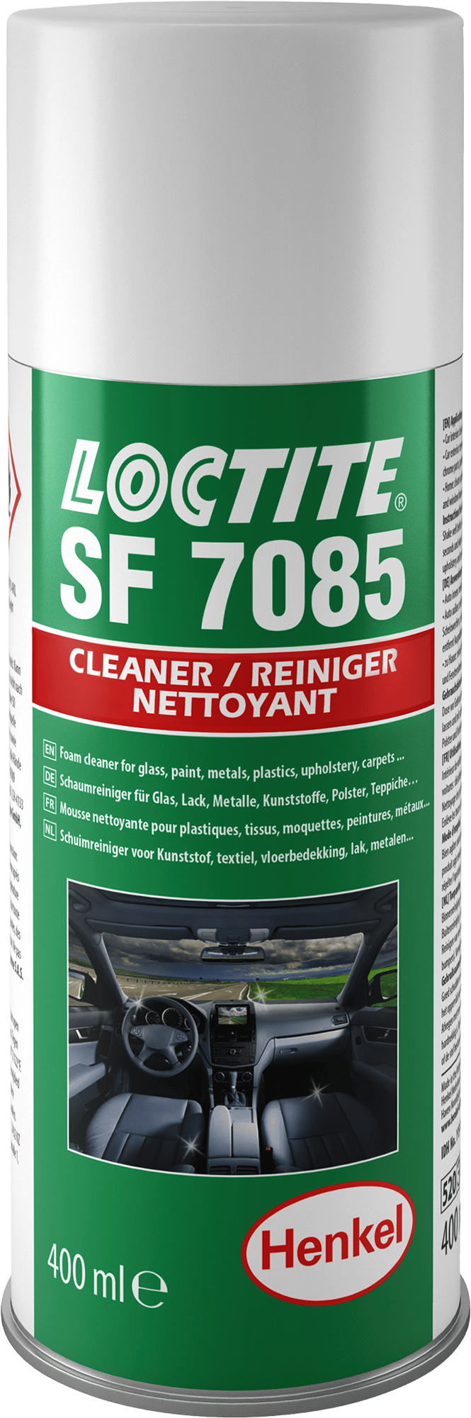 SF 7085 skumrens for innvendig og utvendig bruk 400 ml - LOCTITE flaske