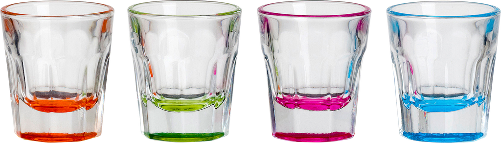Shotglass 50 ml akryl BPA-fri 4-pack - Flamefield forfra