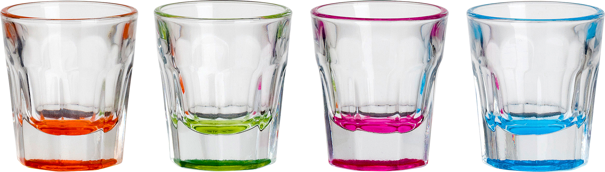 Shotglass 50 ml akryl BPA-fri 4-pack - Flamefield forfra