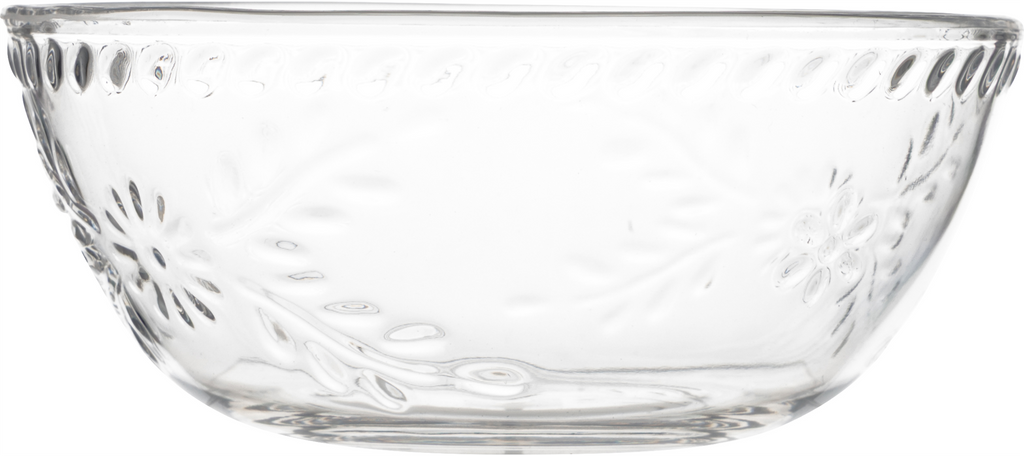 Sicilian skåler 4-sett 750 ml BPA-fri transparent forfra
