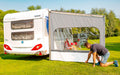 Side W Pro sidevegg for F35 Van markise 180-220 cm fra Fiamma i grått materiale