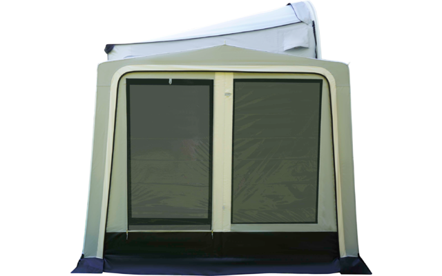 Detalj av Sideanbygning Metis for Luna Plus bobilfortelt PVC-vindu