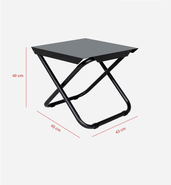 Sidebord AP/290 sammenleggbart 45x43x40 cm svart - Crespo bakside