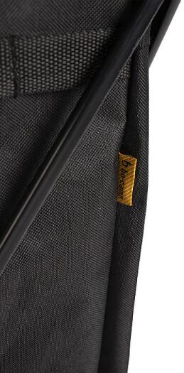 Sidebord Arion sammenleggbart med oppbevaring i aluminium og nylon