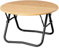 Sidebord Barista Bamboo sammenleggbart 60 cm Ø for camping
