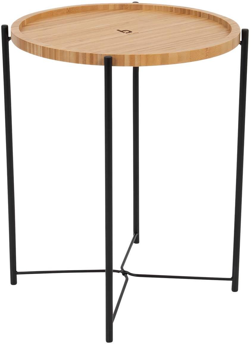 Sidebord Carnaby L i bambus sett forfra
