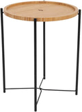Sidebord Carnaby L i bambus sett forfra