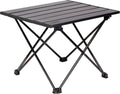 Sidebord Kadre sammenleggbart stål aluminium 40x35 cm Brunner forfra