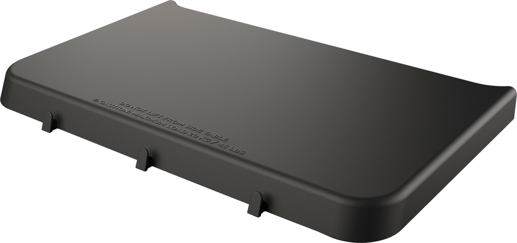 Sidebord for Woodfire utendørsovn OG800/OG900 aluminium 20 kg forfra