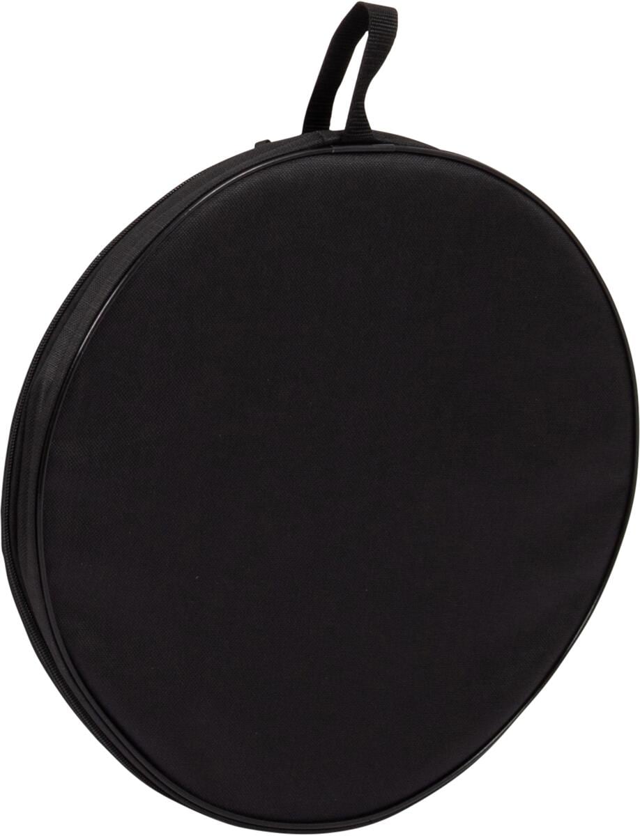 Sidebord Sawtelle rundt 37 cm justerbar høyde detalj av ben og silikonbeskyttelse