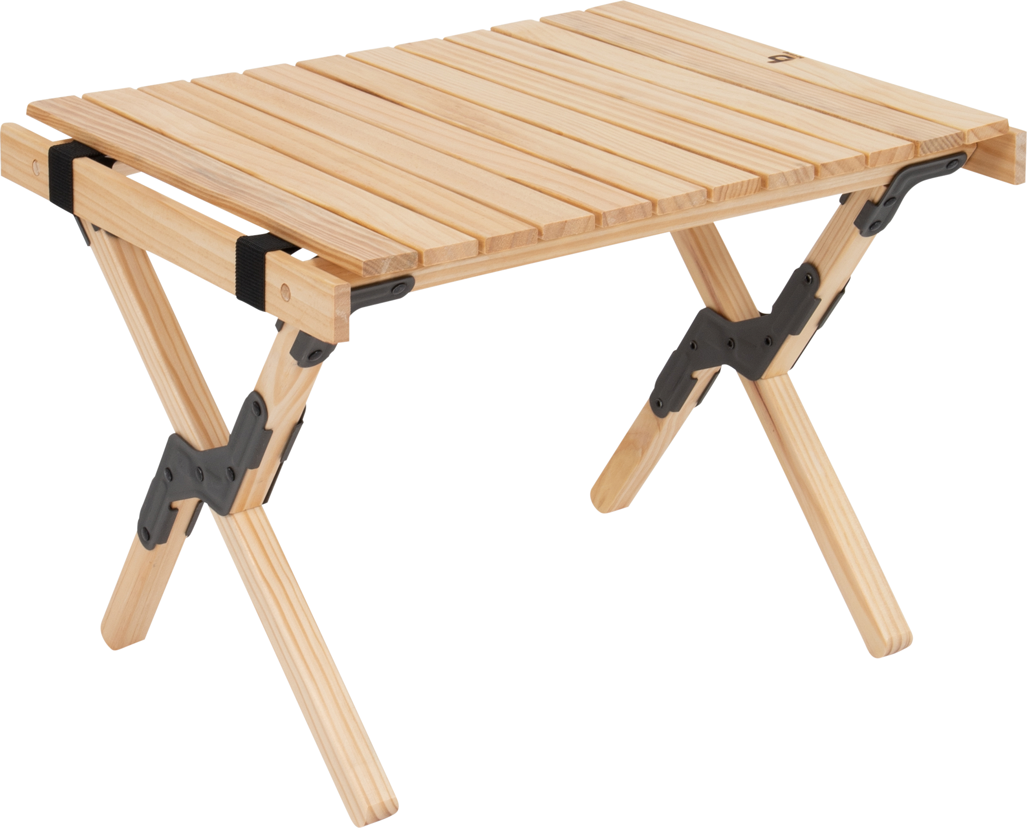 Sidebord Shambles furu 54 x 41 cm sammenrullbart forfra