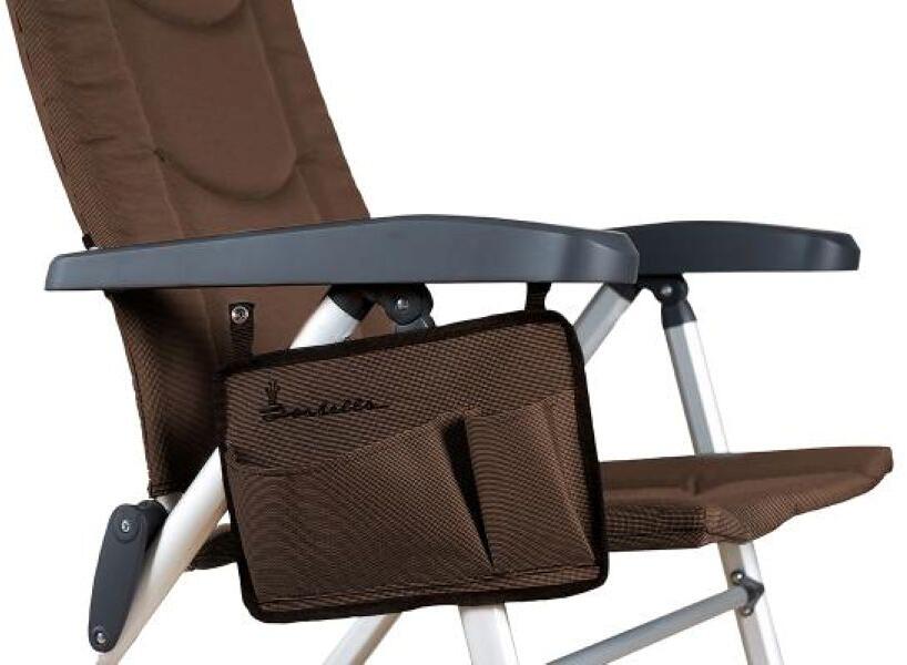 Sidelomme hengetaske for stoler 30×20,5 cm brun - Isabella forfra