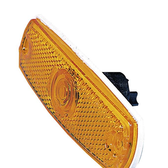 sidemarkeringslykt innfelt 126x38 mm 12v - hella forfra