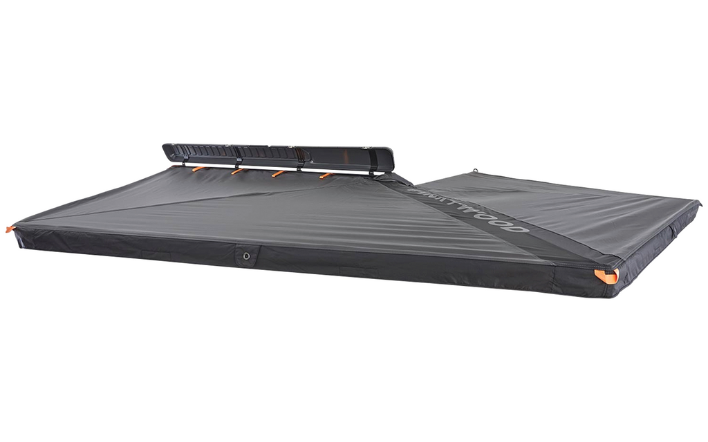 Nærbilde av LED-lys på Sidemarkise Branch HC-C 270° hardcover 2 m med LED