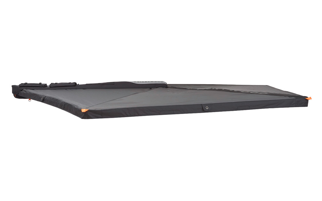 Nærbilde av LED-lys på Sidemarkise Branch SC 270° softcover 200 cm grå