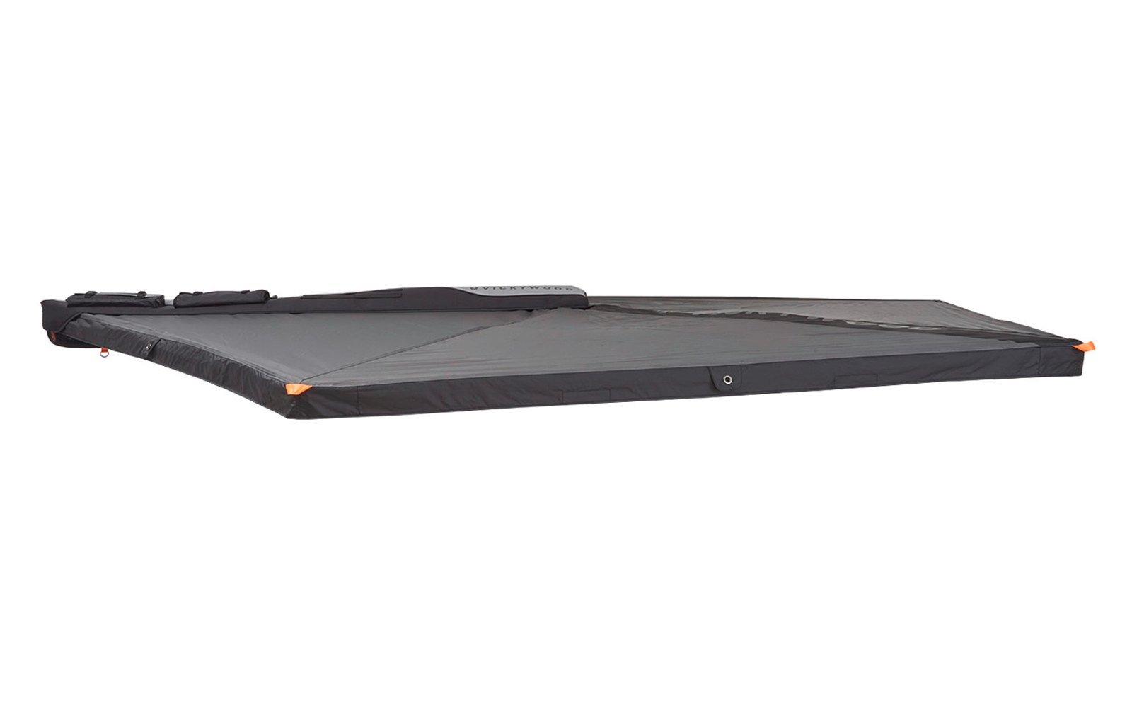 Nærbilde av LED-lys på Sidemarkise Branch SC 270° softcover 200 cm grå
