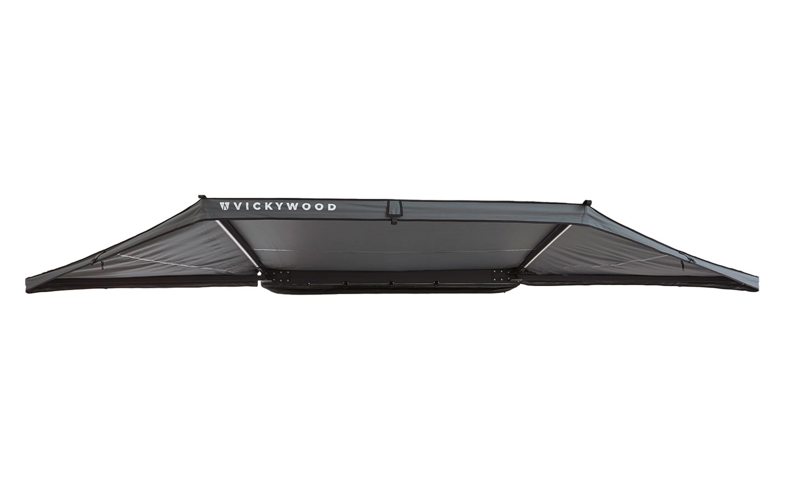 Organizer med keder for Sidemarkise Leaf 180° 200 cm polyester-ripstop grå