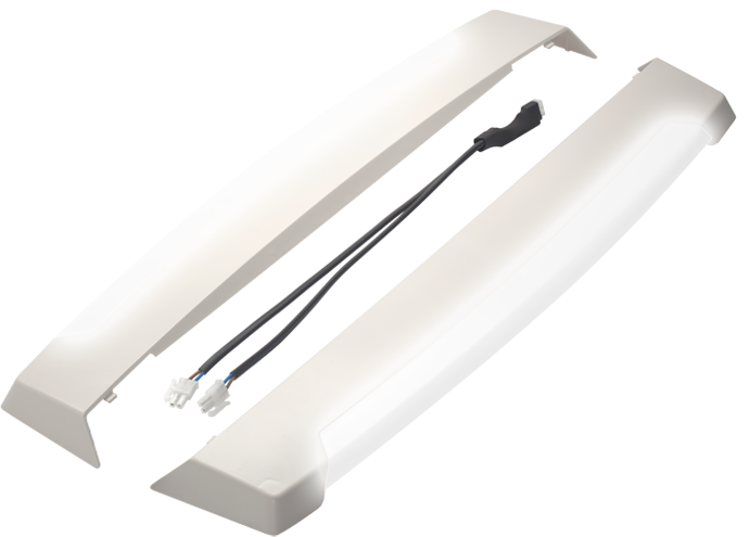 Sidepaneler med LED for VisionStar takluke - MPK montert