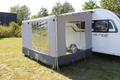 Sidevegg for posemarkise 250x235 cm universal L/R fra Wecamp montert