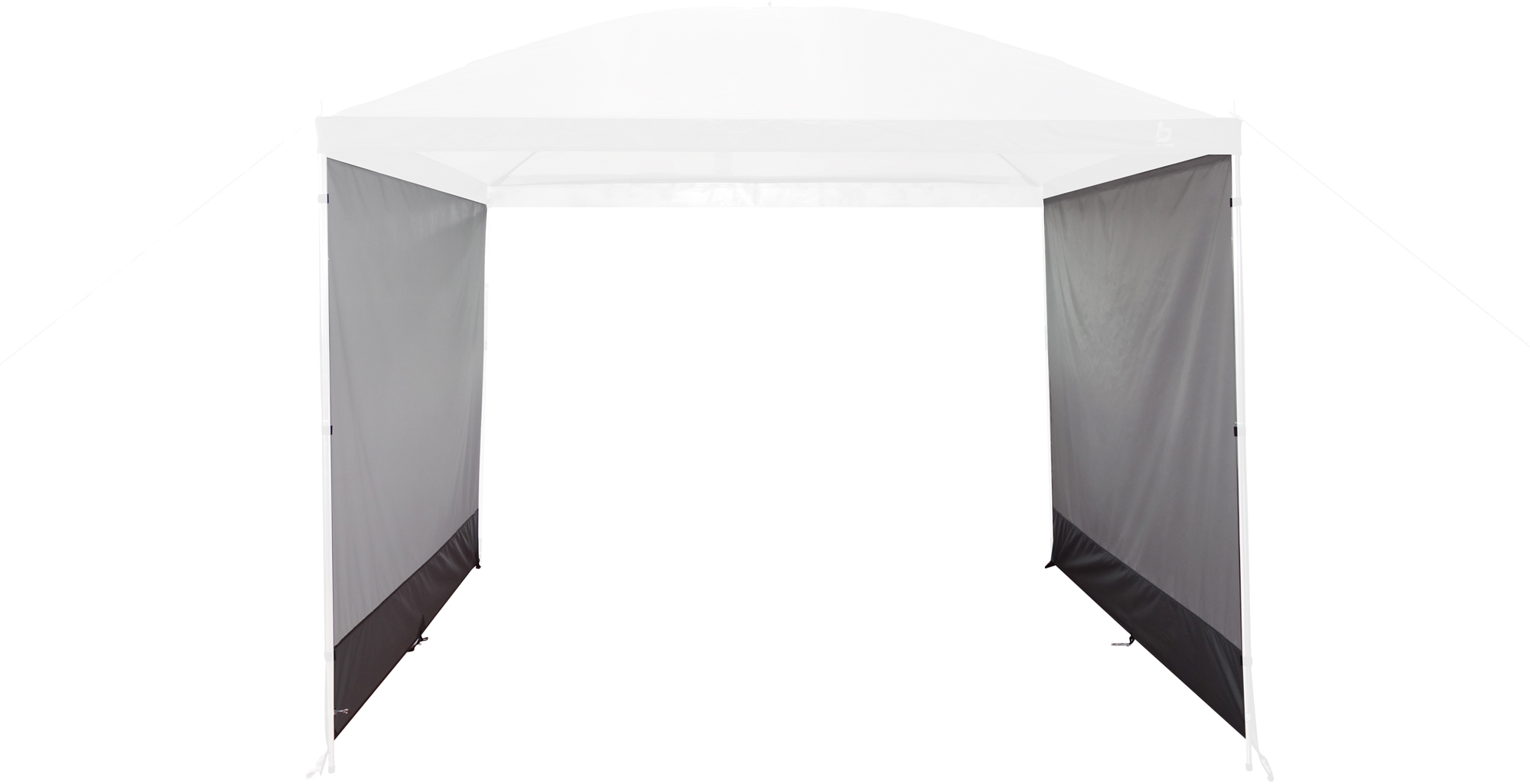 Sidevegg for Pop-Up solseil 2 stk polyester - Bo-Camp montert i bruk