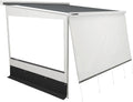 Sidevegg Rainprotect med panoramavindu for markise 250 cm fra Dometic, forfra