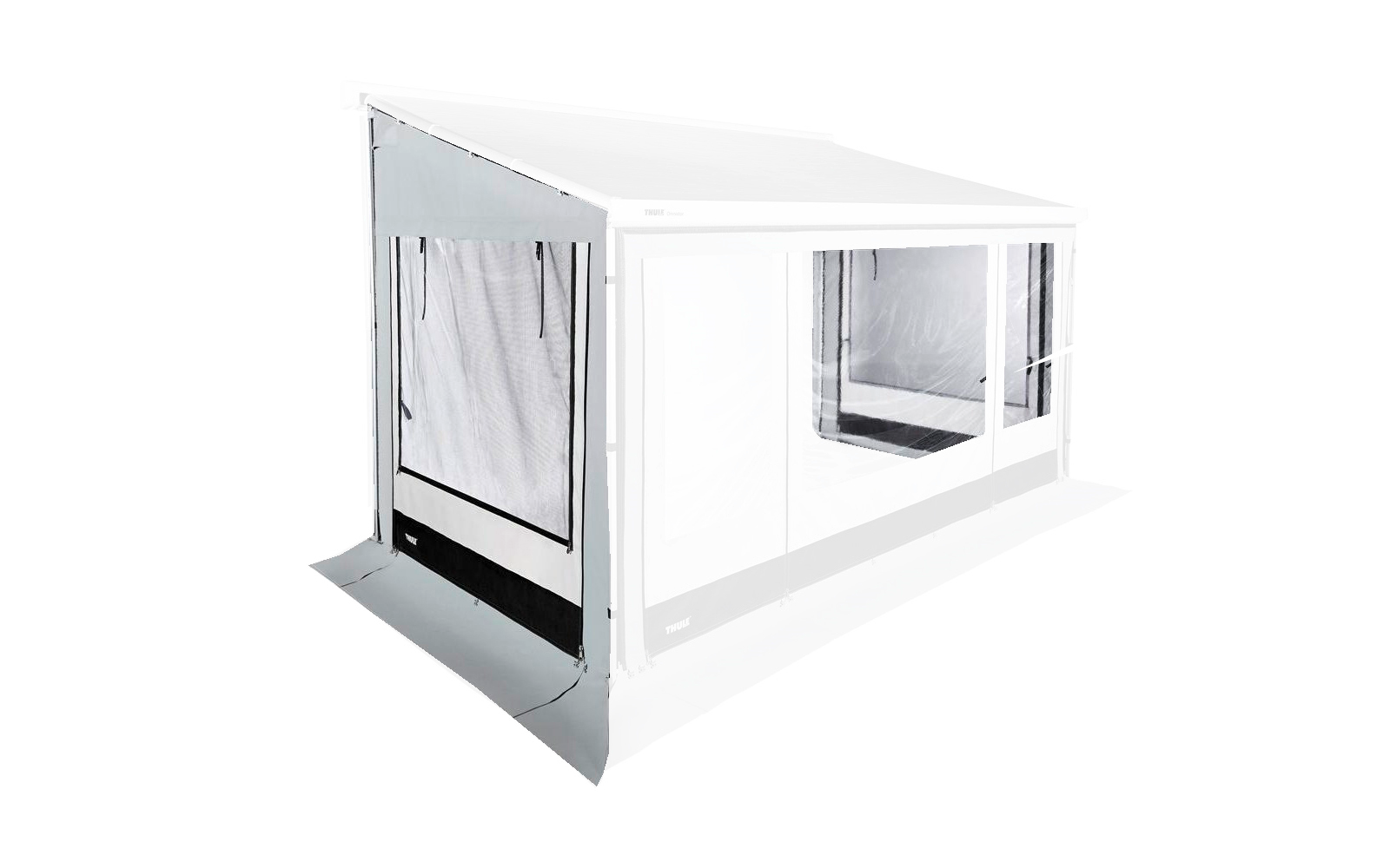 Sidevegg-sett Residence G3 for Omnistor 8000 montert på campingplass