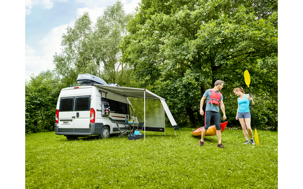 Sidevegg Sun Blocker G2 Side montert på markise