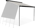 Sidevegg Sunprotect solskjerm for markise 250 cm uttrekk forfra