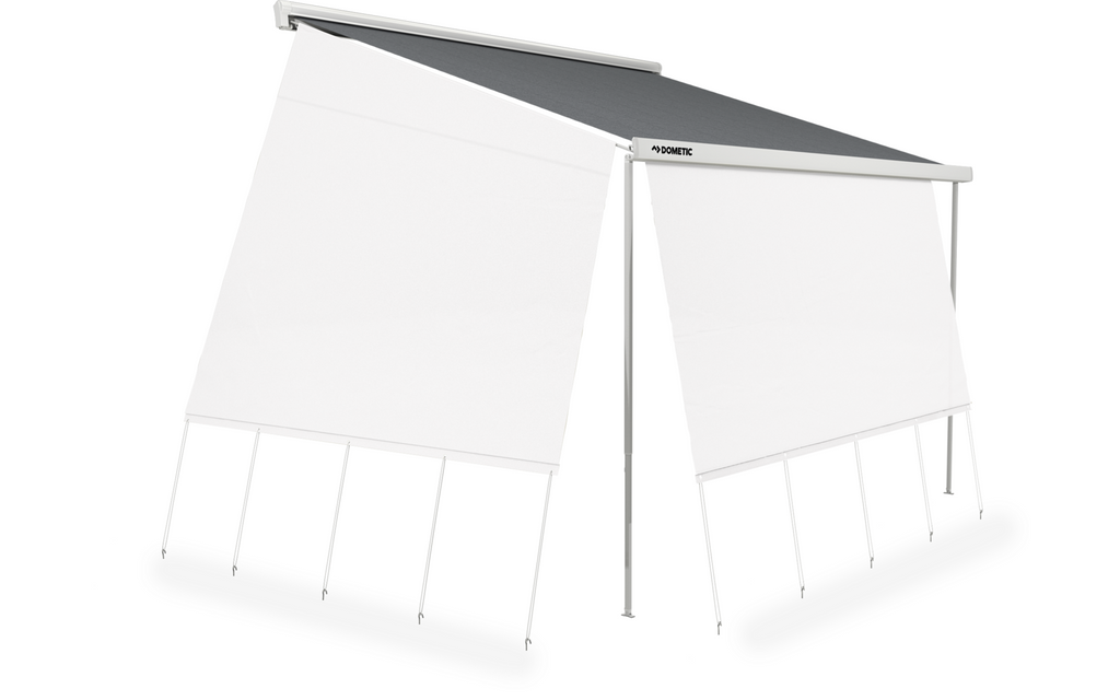 Detalj av Sidevegg Sunprotect solskjerm for markise 250 cm uttrekk