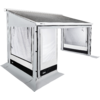 Sidevegger sett for Residence G3 markisetelt Omnistor 5200 Ford Transit H3 montert detalj