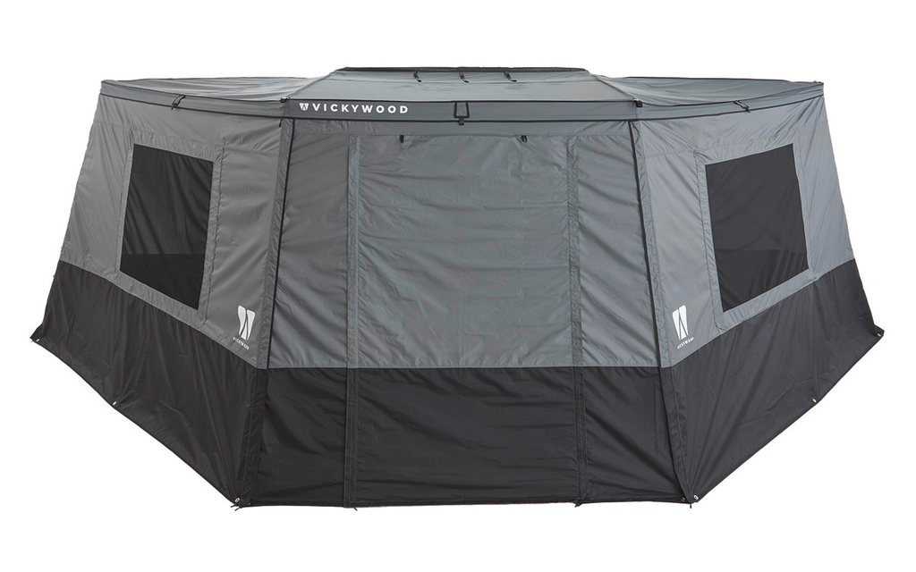 Detalj av festemateriell på Sideveggsett for Leaf 180° hekkmarkise 150 cm