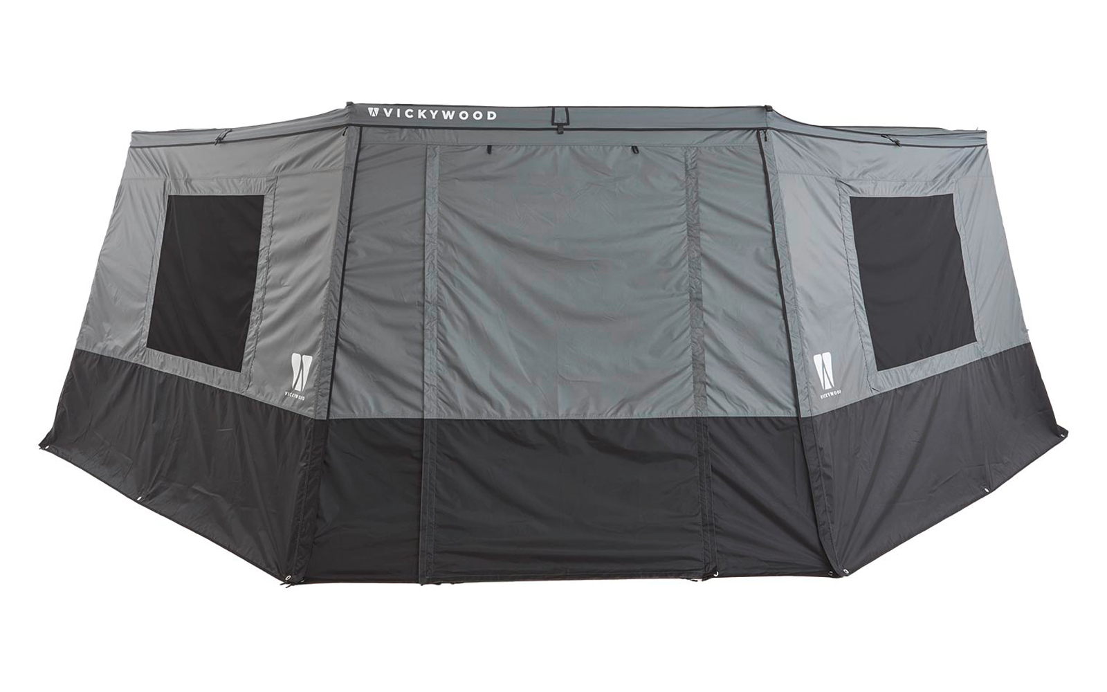 Sidevegg med vindu og myggnett på Sideveggsett for Leaf 180° hekkmarkise 150 cm