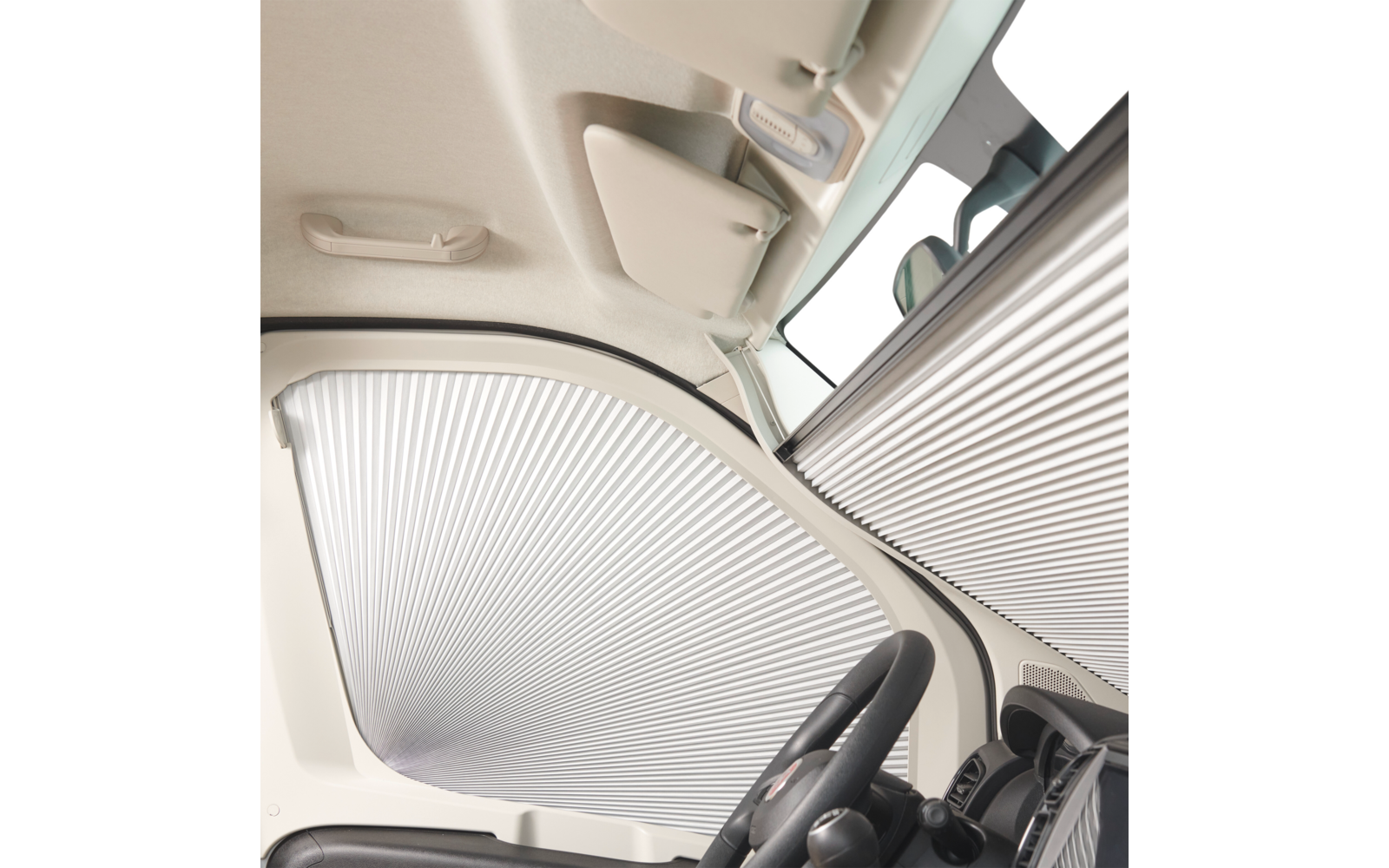 Sidevindusmørklegging SP 310 for Fiat Ducato 290 serie 8 2-delt i bruk