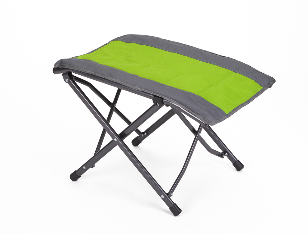Siena sammenleggbar benstøtte grønn 64x47 cm forfra