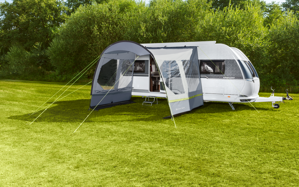 Sigma II soltak for campingvogn 320x300 cm nærbilde