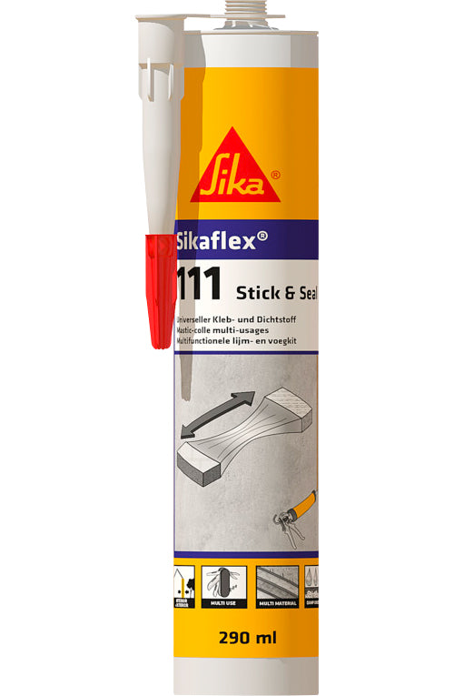 Sikaflex 111 Stick & Seal universallim 290 ml hvit fra Sika
