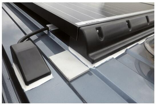 Sikkefyller-sett for kassevogn aluminium detalj av plate
