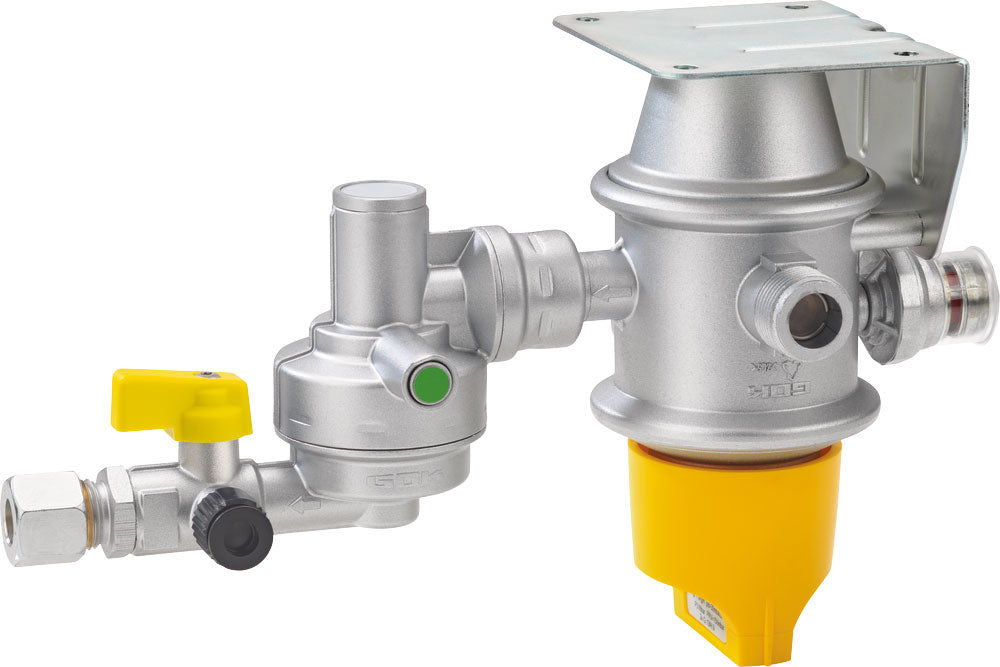 Sikkerhets-gassregulator Caramatic DriveTwo 50 mbar - GOK for trygg gasskontroll