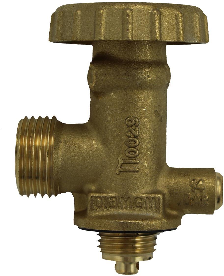 Sikkerhetsventil for Campingaz R901/R904/R907 gassflasker i stål
