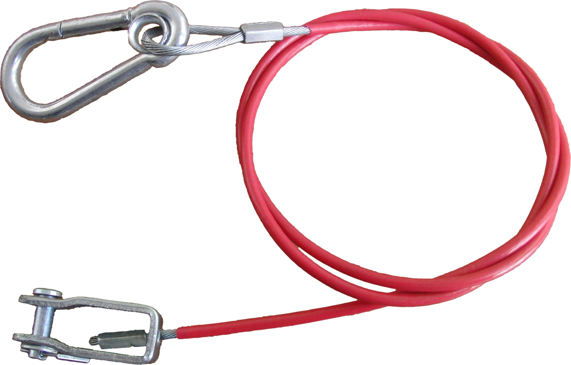 Sikkerhetswire for tilhenger med Knott Quicklink 1000 mm fra moog front