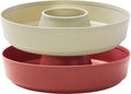Silikonbakeform duo pack for campingstekeovn 22,5x22,5 cm - Omnia sett fra siden