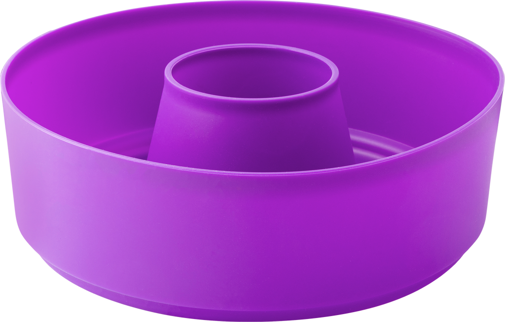 Silikonbakeform Maxi 3 liter for campingbakeovn forfra i oransje