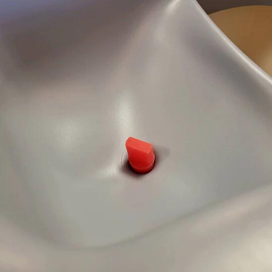 Silikonplugg for urinområde Evo 19x45 mm Trelino bakside