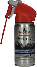 Silikonspray glidemiddel 100 ml - Nigrin Performance flaske med spray