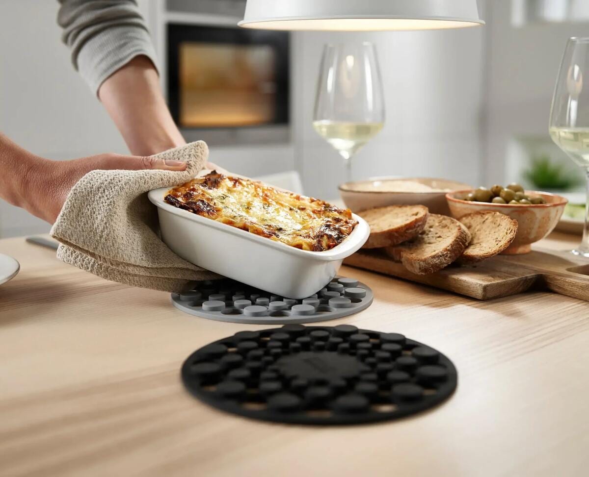 Silikonunderlag 2er sett varmebestandig opptil 220°C detalj