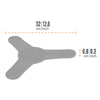 Silikonunderlag for Dutch Ovens 29x26 cm -40/+230°C - Petromax med logo