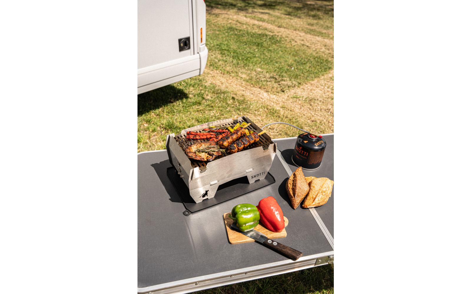 Detalj av silikonmaterialet på Silikonunderlag for grill 39,5 x 24,5 cm - Skotti